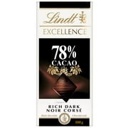 Chocolat noir Lindt EXCELLENCE à 78 % de cacao – Barre (100 g)