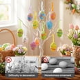 thumbnail image 7 of Easter Eggs Hanging Ornaments, Colorful Foam Easter Hanging Eggs, Designs For Tree Basket Filler Decor Party Favors (6pcs), 7 of 7