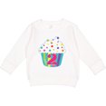 thumbnail image 2 of Inktastic 2nd Birthday Cupcake Toddler Sweatshirt, 2 of 4