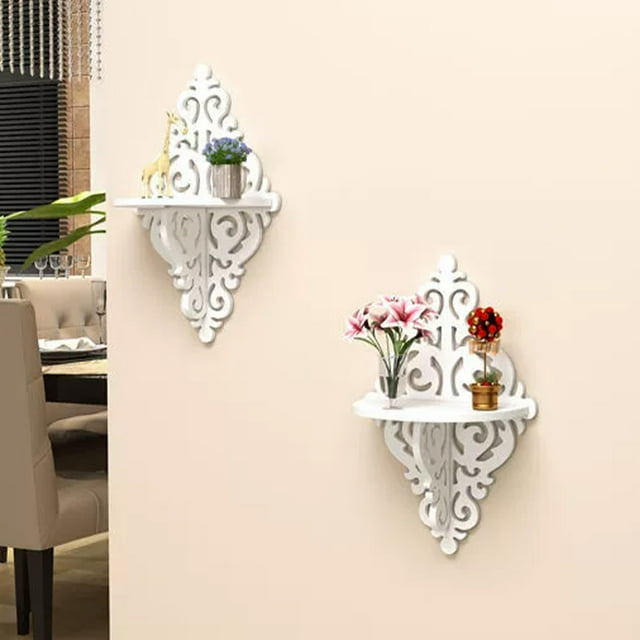 Wall Flower Rack Wall Shelf Wall Hanging Bedroom Wall Living Room Hanging Shelves Hanging Wall Shelves Free Of Holes