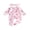Pink, variant on RUINIXCW Baby Girl Fall Outfits Printed Long Sleeve Ruffle Footed Jumpsuit Headband