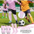 thumbnail image 6 of 3Pcs Soccer Shin Guards,  Straps and Socks for Toddler Kids Youth, Lightweight Soccer Shin Pads Protective Defender Gear for 3-5, 5-10, 10-15 Years Old Children Teen Boys Girls Sports Game, 6 of 13