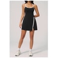 thumbnail image 3 of AEXTO Robe de Tennis avec Short Intégré et Soutien-Gorge Robe Athlétique pour Femmes Été Découpes Torsadée Robe d'Entraînement de Golf, 3 of 15