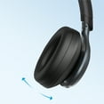 thumbnail image 3 of Soundcore by Anker, Space One, Adaptive Active Noise Cancelling Headphones, 2X Stronger Human Voice Reduction, 40H ANC Playtime, App Control, LDAC Hi-Res Wireless Audio, Clear Calls, Bluetooth 5.3, 3 of 10