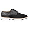 thumbnail image 5 of LIBERTYZENO Mens Casual Shoes Textile And Lizard Print Leather Lace-Up Oxford Casual Shoes For Mens Gutta Black 10, 5 of 8
