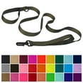 thumbnail image 2 of Country Brook Petz® 1 inch Deluxe Nylon Dog Leash, 6 Foot - Dark Olive Drab, 2 of 4