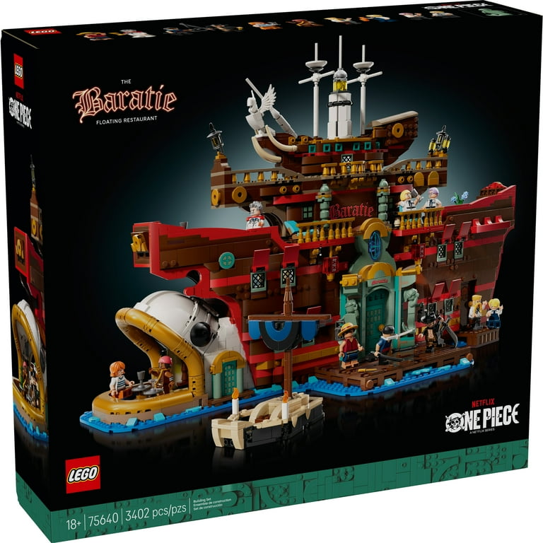 LEGO, ONE PIECE The Baratie Floating Restaurant 3D Puzzle 75640
