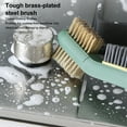 thumbnail image 2 of Kearding Estufa Cepillo de limpieza Ventilador Alambre de metal Pulido Desmontable Colgando Baño doméstico Fregado manual Verde Type3 NO3 Kearding HA063479-02B, 2 of 6