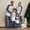 Style 3, variant on Family Matching Christmas Pajamas Reindeer Names Available in Sizes NB to 6XL with Pet Outfit