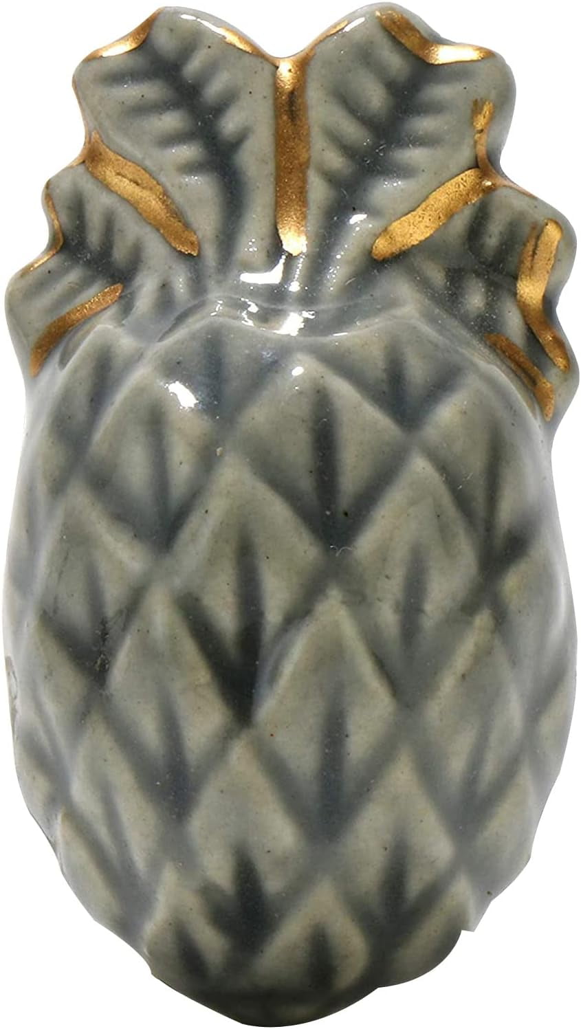 Pineapple Ceramic Knob (Set Of 6)  Pineapple Shape Knobs Pull And Push For Handles, Cabinet, Drawer, Door, Wardrobe, Home Interior Decorative Item