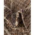 thumbnail image 6 of Unique Loom Outdoor Trellis Collection Area Rug - Gitter (3' 1" Round Brown/Ivory), 6 of 6
