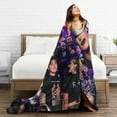 thumbnail image 3 of Super Soft Throw Blanket Rhea and Ripley Blanket Air Conditioning Flannel Blanket Super Soft Cozy Warm Plush for Sofa Living Room Bedroom 30x40 in, 3 of 4