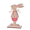 thumbnail image 2 of JHGoosa Wooden Small Rabbit Ornaments Home Desktop Decoration Easter Wood Crafts, 2 of 4