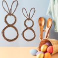 thumbnail image 3 of Easter Bunny Handmade Rattan Garland Party Scene Decoration Diy Garland Rattan Bunny Pendant, 3 of 21