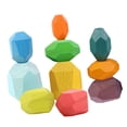 thumbnail image 2 of Milaget Wooden Balancing Stacking Stones Montessori Creative Lightweight Building Blocks B, 2 of 9