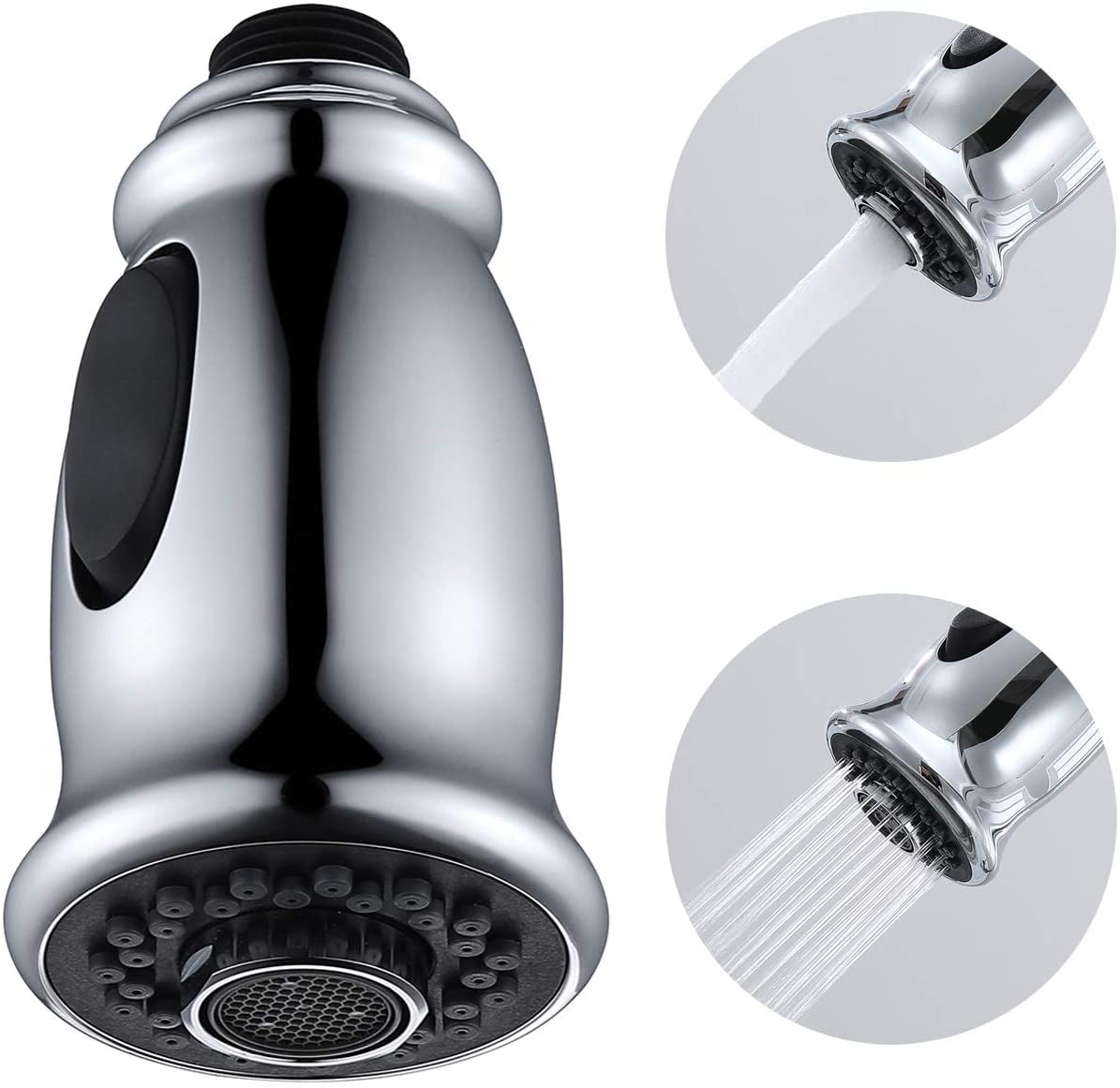 For Kitchen Faucet Pull Out Sprayer Head Nozzle Sink Mixer Tap Water Saving 1/2" 