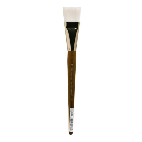Royal & Langnickel, Jumbo Brush, Stiff White Taklon, Flat 30, R735-30