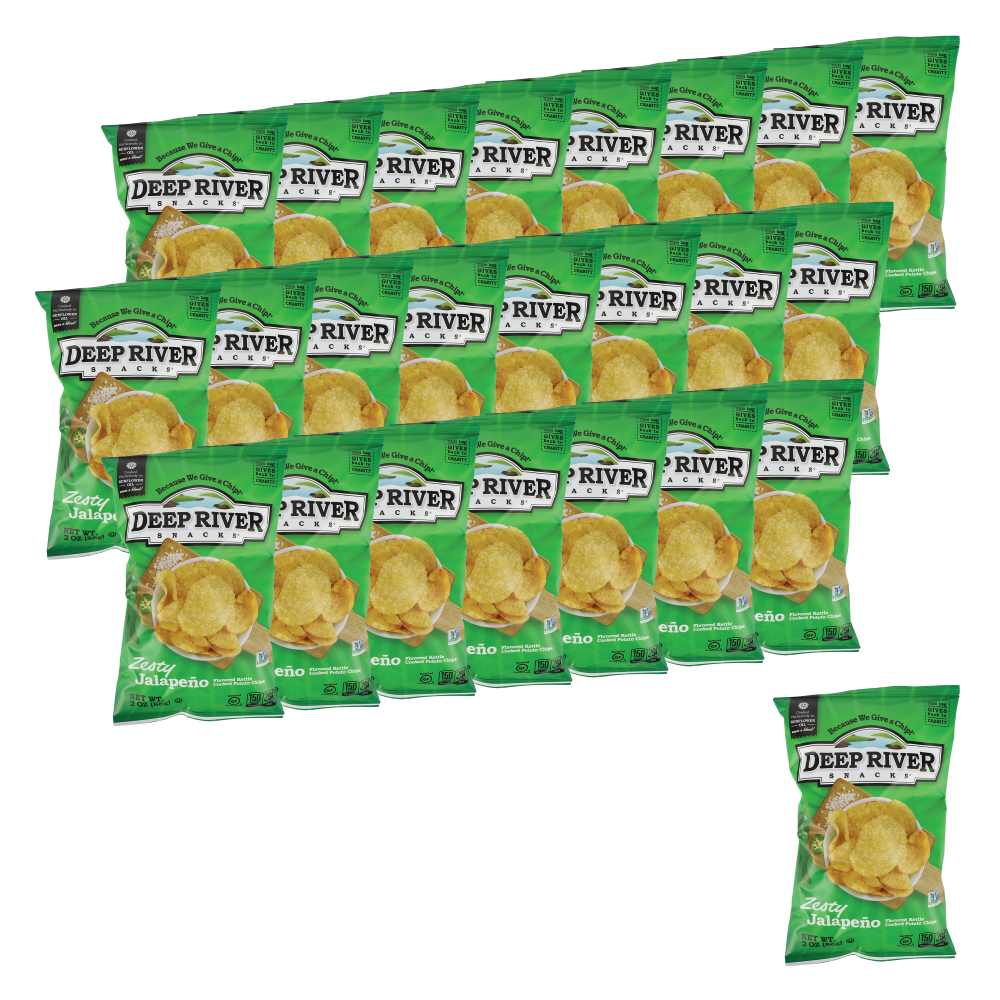 (Price/Case)Kettle Potato Chip Zesty Jalapeno 24-2 Ounce
