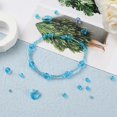 thumbnail image 6 of 1box Light Sky Blue Series Jewelry Making Kits 1640pcs Bicone & Rondelle & Oval & Round Glass/Acrylic Beads 20pcs Heart Transparent Glass Pendants Mixed color Beads: 1640pcs/box, 6 of 7