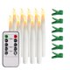 thumbnail image 1 of Set de 10 velas eléctricas con mando a distancia y temporizador para decoración, decoración, funciona con 1 pilas AAA (no incluidas), 1,65*14,3cm TUNC Sencillez, 1 of 5