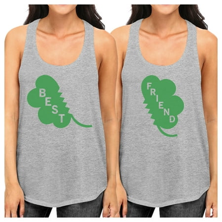 Best Friend Clover Funny BFF Matching Tank Tops For St Patricks