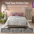 thumbnail image 3 of Vianney Comforter King Size Novo Polka Patterned Design Soft Fleece Material Lightweight and Cozy Throw for Couch or Bed Year Round Comfort and Stylish Decor, 3 of 8