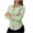Green, variant on Women's Gingham Button Down Shirt Long Sleeve Plaid Blouse Slim Fit Casual Work Top Point Collar Office Wear Dress Shirt for Business and Daily Wear Autumn