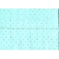 thumbnail image 1 of Ahgly Company Indoor Rectangle Solid Light Blue Modern Area Rugs, 4' x 6', 1 of 4