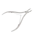 thumbnail image 3 of Stainless Steel Nail Clipper, Inclined Blade Design Small Light Dead Skin Scissors  For Dead Skin For Onychomycosis, 3 of 8