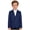 Navy Blue, variant on Boys Gentleman Blazer Classic Long Sleeve 2-Button V-Neck Suit Jacket Formal Outerwear for Weddings Burgundy 8