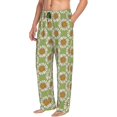 thumbnail image 6 of Pofeuu Daisies Flowers Print Men's Pajama Pants, Soft Lounge Pajama Pants with big pockets for Men Plaid Pj Bottoms-Large, 6 of 6