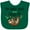 Green, variant on Inktastic My Great Aunt Loves Me Cute Sloth and Baby Boys or Girls Baby Bib