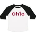 thumbnail image 3 of Inktastic Ohio in Red Text with Heart Boys or Girls Toddler T-Shirt, 3 of 5