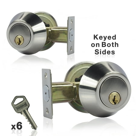 Loadstone Studio 2 Pack Dual Keyed Double Cylinder Deadbolt Key Loadstone Studio 2 Pack Dual Keyed Double Cylinder Deadbolt Key Entrance On Both