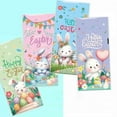 thumbnail image 6 of Beautynvta 50 Pcs Easter Treat Bags, Happy Easter Gift Bags, Colorful Easters Bunny and Eggs Patterns, Plastic Candy Favor Bags with Twist Ties for Easte Party Favors Supplies, 6 of 8