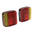 thumbnail image 1 of Trail Lights Kit, DC5V Trailer Lights Easy Installation IP65 Waterproof  Red Yellow  for Campers, 1 of 8