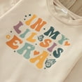 thumbnail image 5 of Girl Outfits Cute Letter Printed Long Sleeve Romper Sweatshirt Baby Sleeper for Boys 0-3 Months, 5 of 7