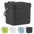 thumbnail image 1 of Kitchen Compost Bin with Lid, 1.8 Gallon / 7L Hanging Trash Can Small Portable Garbage Box Compost Bucket for Under Sink, Cabinet, 1 of 8