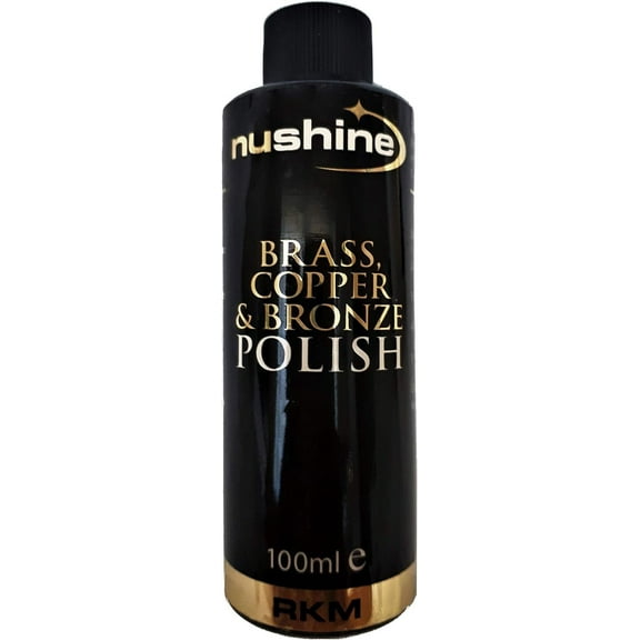 Nushine Brass, Copper & Bronze Polish 3.4 Oz - Ecofriendly, Solvent Free & Contains Anti Tarnish Agent to delay Future Tarnish