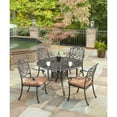 thumbnail image 4 of Homestyles Capri Aluminum Outdoor Dining Table in Charcoal, 4 of 12