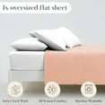 thumbnail image 2 of Southshore Fine Living, Inc. King Flat Sheets Only, Oversized Flat Sheet, 132" x 110", Blush, 2 of 6