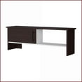 thumbnail image 5 of Entertainment Center, Walnut & White with Open Storage & Door | TV Size Ranges 50-59 Inches | Particle Board, 5 of 6