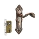thumbnail image 2 of Manilla de puerta de estilo europeo, juego de manillas de puerta vintage para el hogar y metal decorativo Estilo A, 2 of 9