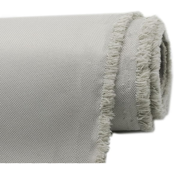 czcpp-600D Fabric by The Yard, 58" W 600D Upholstery Polyester Material, Indoor Outdoor Water Resistant Fabric for Chair Cushion Furniture Cover Sewing DIY Cloth, 1 Yard Gray