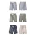 thumbnail image 4 of Cargo Shorts for Men – Relaxed Fit Shorts with Zipper Pocket Men's Casual Shorts Summer Comfortable Loose Fit Elastic Waist Breathable Outdoor Sports Short Pants With Zipper Pockets For Daily Wear, 4 of 5