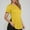 Yellow, variant on ZZwxWA Womens Summer Tops Slim Fitted Side Split Slit Crewneck Shirts Trendy Casual Basic Comfy Short Sleeve Tunic Solid T Shirts