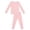 style 2, variant on NIPAXO Kids Pajama Set Long Sleeve Crewneck Cotton-Blend Soft Lounge Top and Leggings Solid Color Casual Sleepwear for Boys and Girls