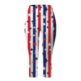 thumbnail image 5 of Independence Day High Waisted Leggings Printed Workout Pants Middle Waist Yoga Legging for Women Capri Navy L, 5 of 5