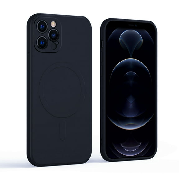 Compatible With iPhone 12 Mini Magnetic Case Shockproof Back Rubber TPU Slim Cover