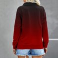 thumbnail image 2 of Babysbule Fall Tops for Women Ladies Stylish Printed Loose Long Sleeves Blouse Lapel Casual Tops Sweatshirt, 2 of 4